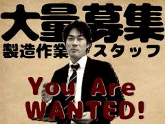 製造スタッフ(組立・加工)(自動車部品の成形/塗装/検査/組立業務)